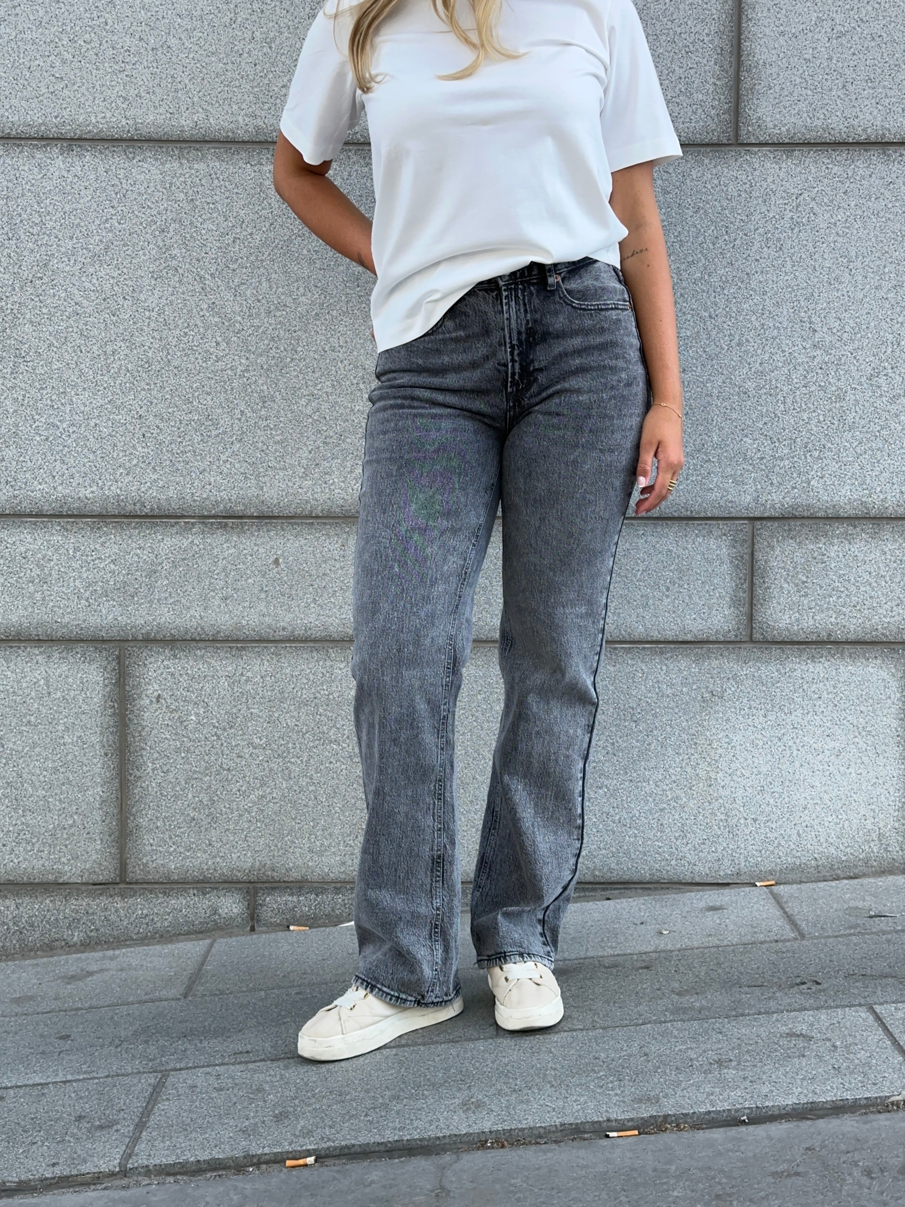 VMTESSA Straight Jeans - Medium Grey Denim